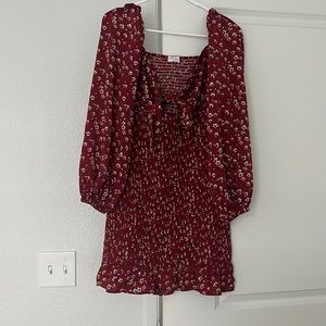 Pink Lily Floral Dress